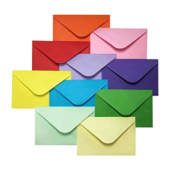 Toptan Mini Renkli Zarf