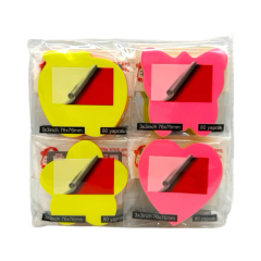 Toptan Şekilli Yapışkanlı Post-it