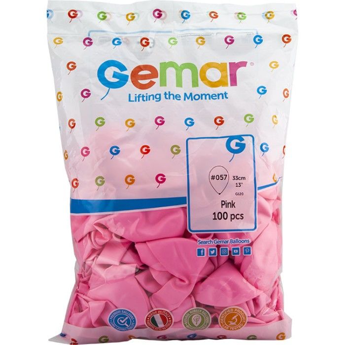 Toptan Balon Gemar Raund Pembe