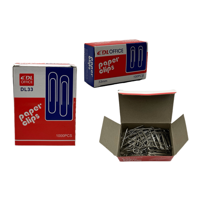 Toptan Metal Ataç 33 mm 100'lü Kutu