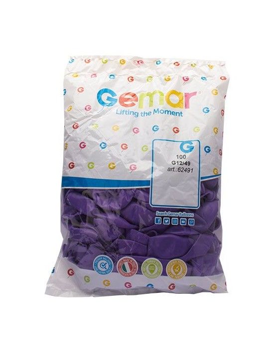 Toptan Balon Gemar Raund Lila