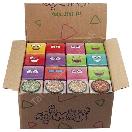 Toptan Mini Çim Adam Küp Model 32 li Çimoji