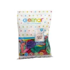 Toptan Balon Gemar 11 inç Metalik Karışık