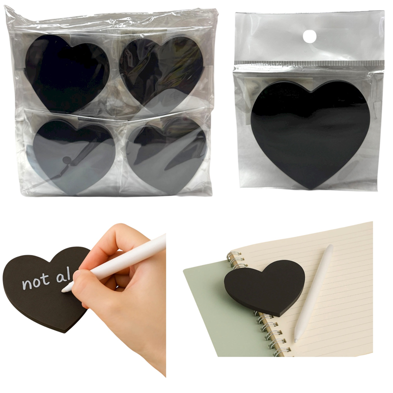 Toptan Siyah Kalpli Yapışkanlı Post-İt