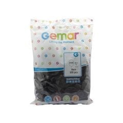 Toptan Balon Gemar 11'' Metalik Siyah