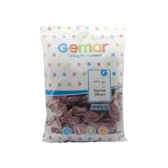 Toptan Balon Gemar 11'' Metalik Rose Gold