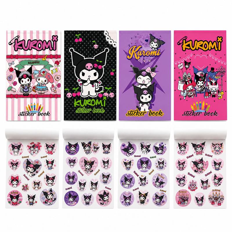 Toptan Kuromi Sticker Defteri 16 Yaprak