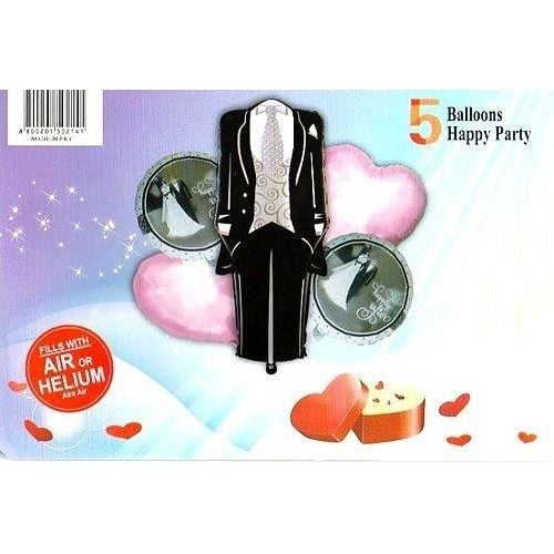 Toptan Damat 5Li Folyo Balon Set