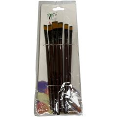 Toptan Yağlı Boya Fırçası Set 6lı