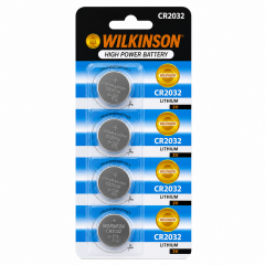 Toptan Wilkinson CR2032 Lityum Pil - 3 Volt 4’lü Set