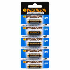 Toptan Wilkinson LR A27 12 Volt Alkalin Pil - 5’li Set