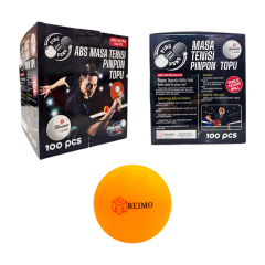 Toptan Beimo ABS İthal (Kaliteli) Turuncu Pin Pon Topu