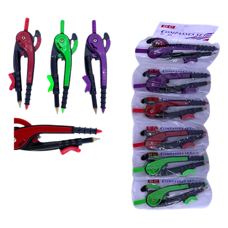 Toptan Plastik Pergel Açı Ölçerli