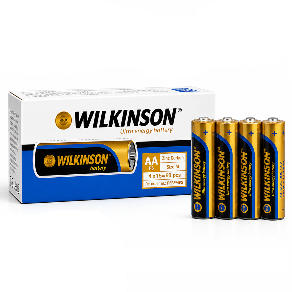Toptan Wilkinson R6 AA Kalem Pil - 60'lı Ekonomik Paket
