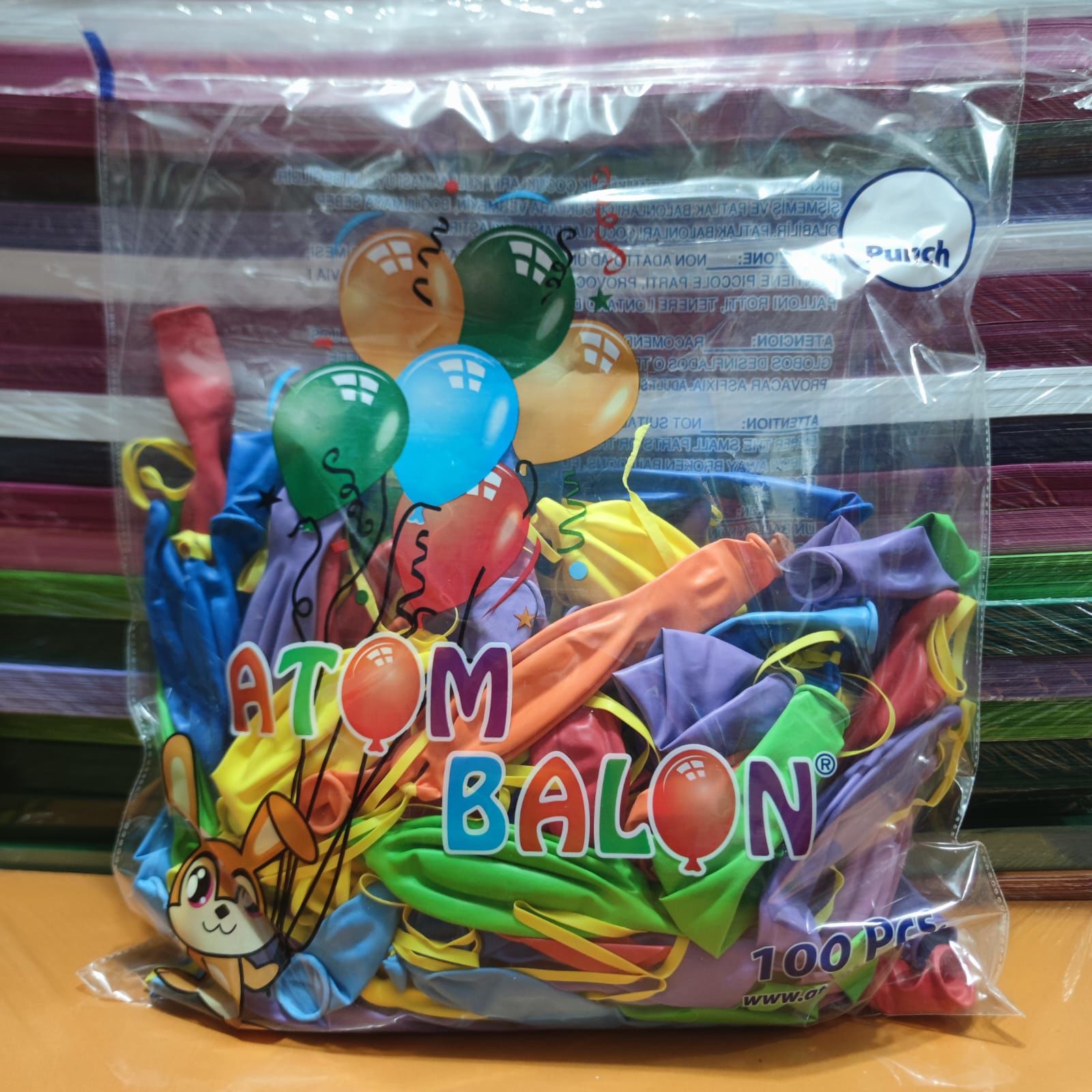 Toptan Atom Balon Punch Model Karışık