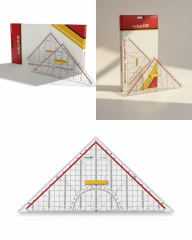 Toptan Geoderek Üçgen Cetvel , Modelist / Gemici / Mimar Cetveli