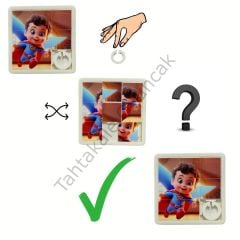 Toptan Kaydırmalı Puzzle Oyuncağı 29 Ekim Model
