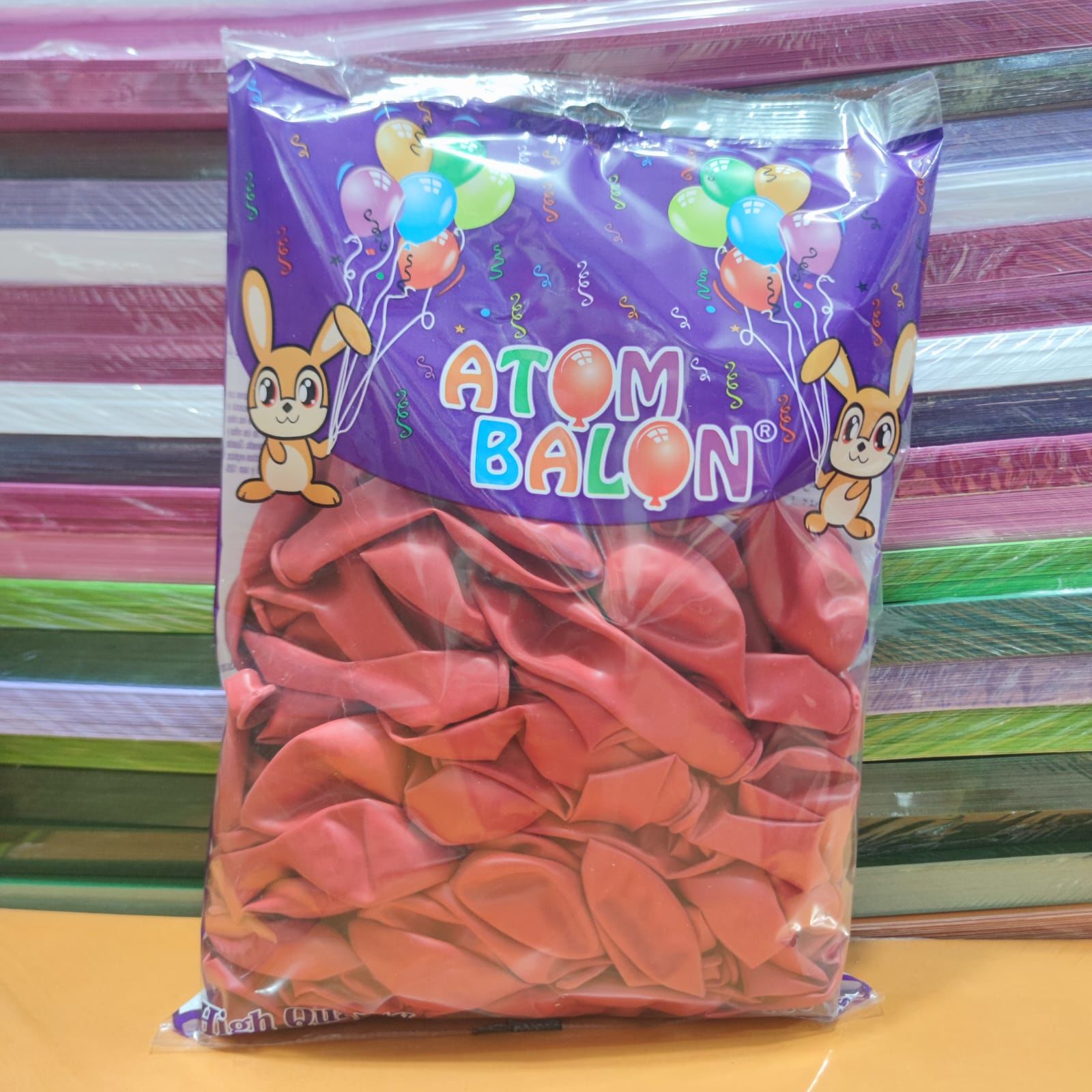 Toptan Atom Balon Kırmızı