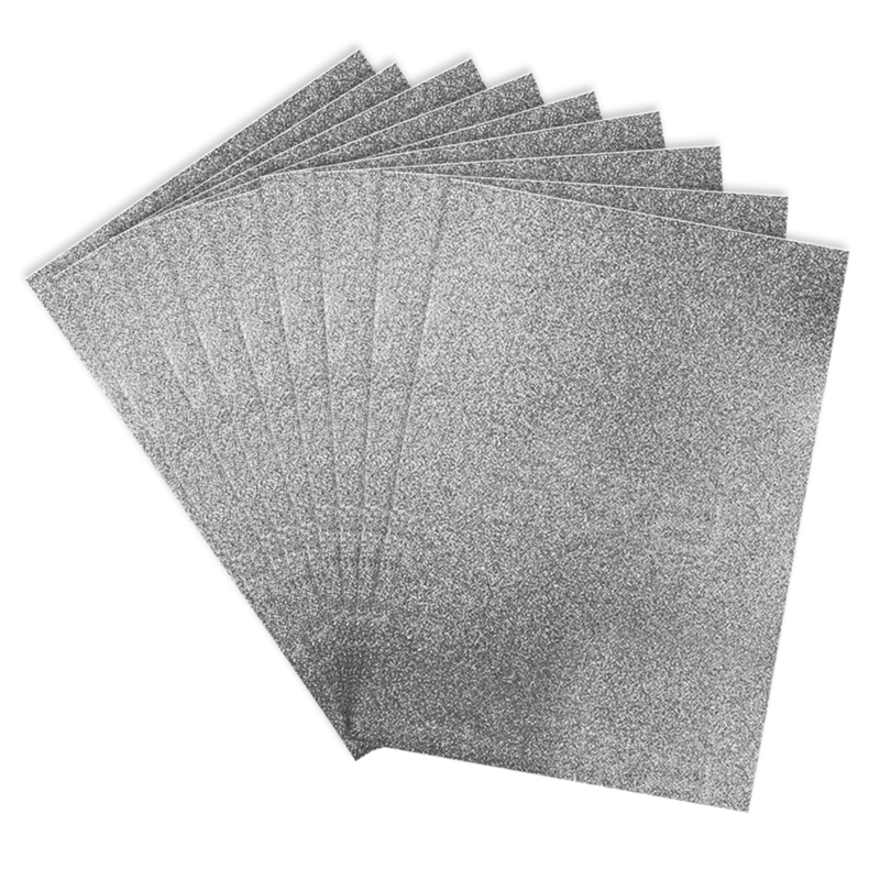 Toptan Eva Tabaka 10\'lu 50x70 Simli Gümüş