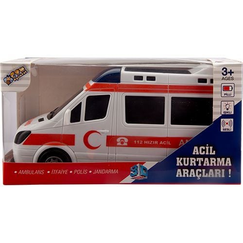 Toptan Oyuncak Işıklı Müzikli Ambulans