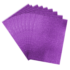 Toptan Eva Tabaka 10\'lu 50x70 Simli Mor