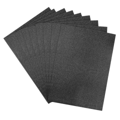 Toptan Eva Tabaka 10\'lu 50x70 Simli Siyah