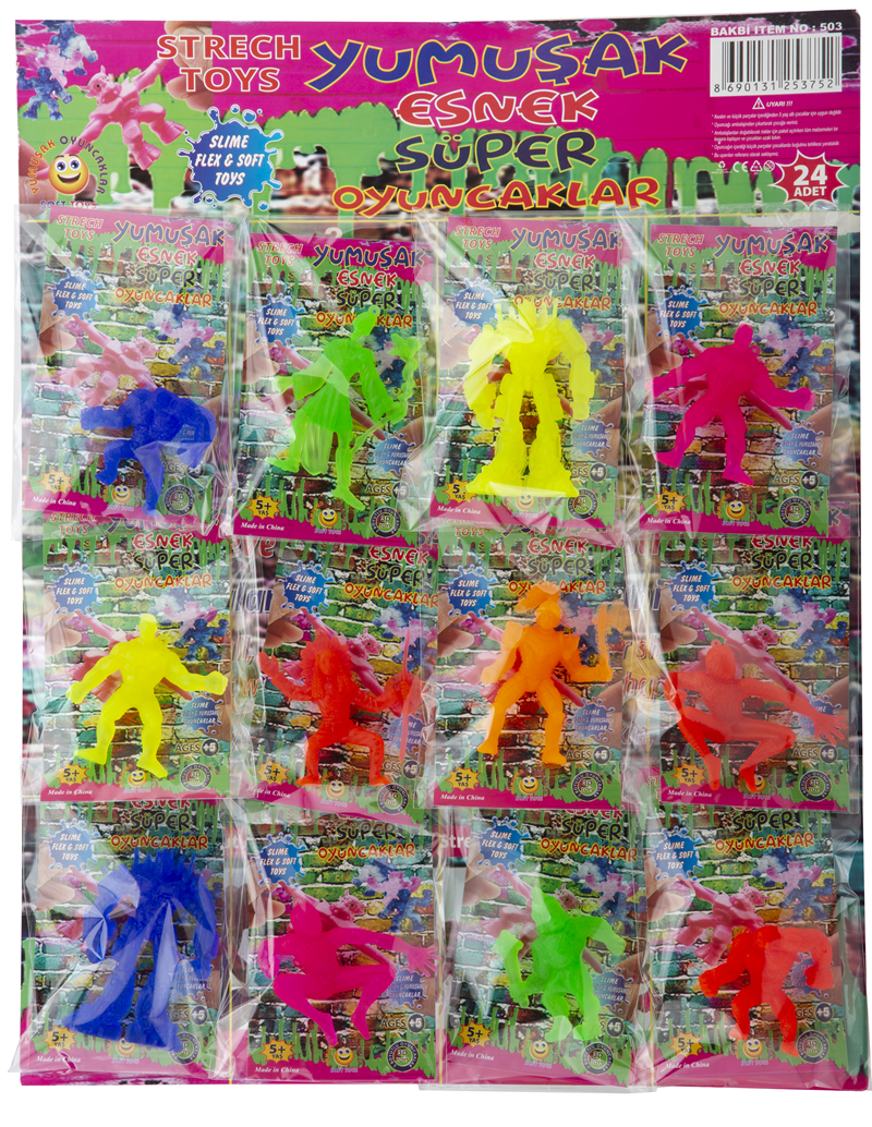 Toptan Kartelalı Yumuşak Esnek Karakterler