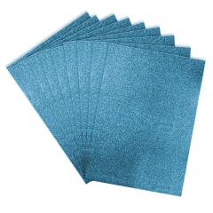 Toptan Eva Tabaka 10\'lu 50x70 Simli Mavi