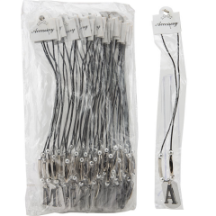 Toptan Küçük İpli Harfli Kolye