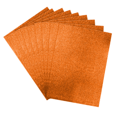Toptan Eva Tabaka 10\'lu 50x70 Simli Turuncu