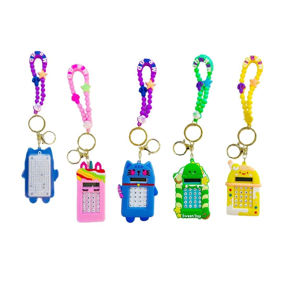 Toptan Hesap Makinanalı Labirent Oyunlu Anahtarlık