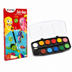 Toptan Fatih Sulu Boya 12 Renk