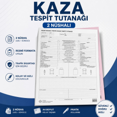 Toptan Kaza Tespit Tutanağı - 50'li Paket