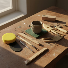 Toptan Seramik ve Çömlek Başlangıç Seti - 8 Parça