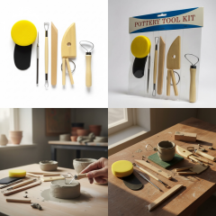 Toptan Seramik ve Çömlek Başlangıç Seti - 8 Parça