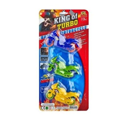 Toptan Oyuncak Kartelalı 3'Lü Motor