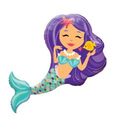Toptan Folyo Balon Deniz Kızı