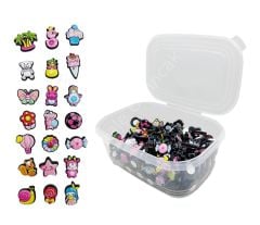 Toptan Siyah 3D Sticker 250 li