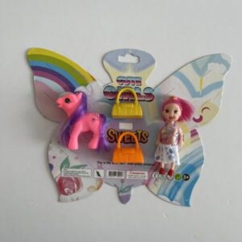 Toptan Oyuncak Kelebek Şeklinde Pony Set