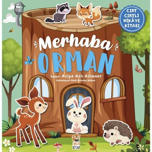 Toptan Eğitici Merhaba Orman (Cırt Cırtlı Hikaye Kitabı)
