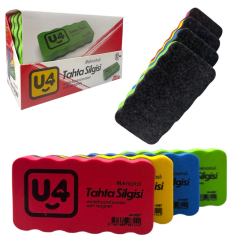 Toptan U-4 Mıknatıslı Tahta Silgisi