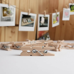 Toptan Ahşap Natural Mini Mandal