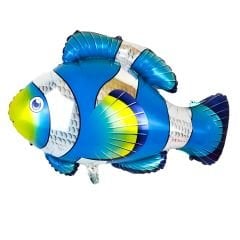Toptan Folyo Balon Mavi Balık