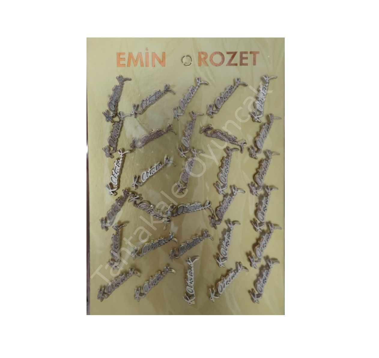 Toptan Yaka Rozeti K.Atatürk İmza Gümüş