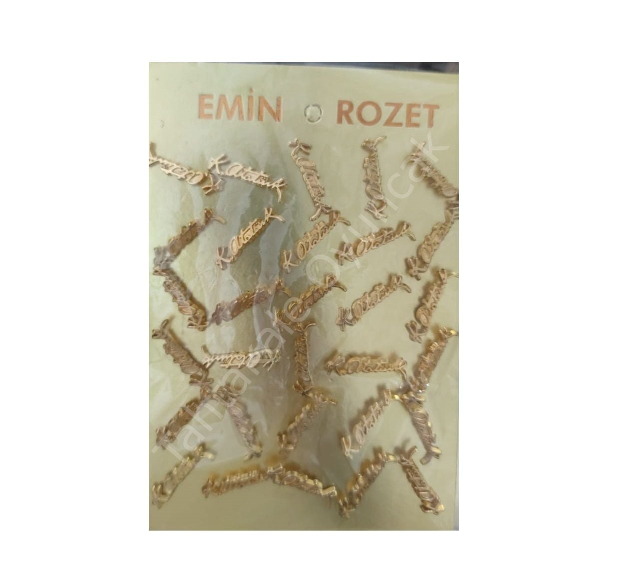 Toptan Yaka Rozeti K.Atatürk İmza Gold