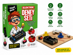 Toptan Elektrik Deney Seti Kutulu Lüks