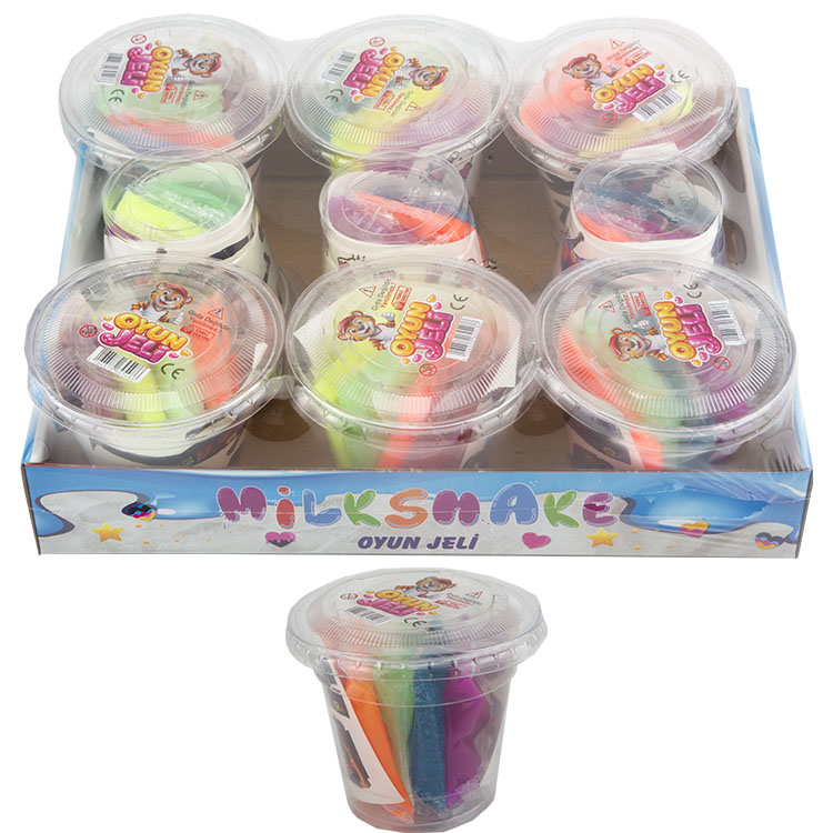 Toptan 4 Renk Bardak Slime