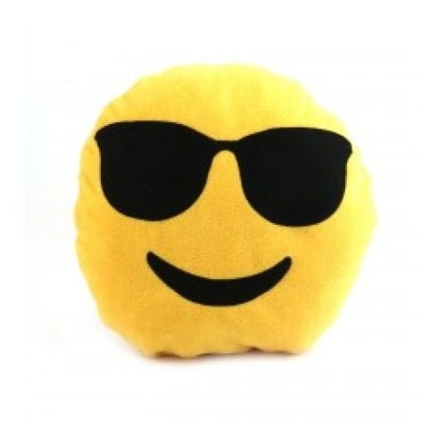 Toptan Emoji Gözlüklü Yastık Modeli