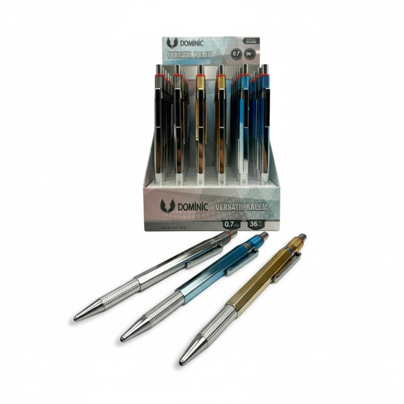 Toptan Metal Versatil Kalem 0.7 Uçlu DMC8768