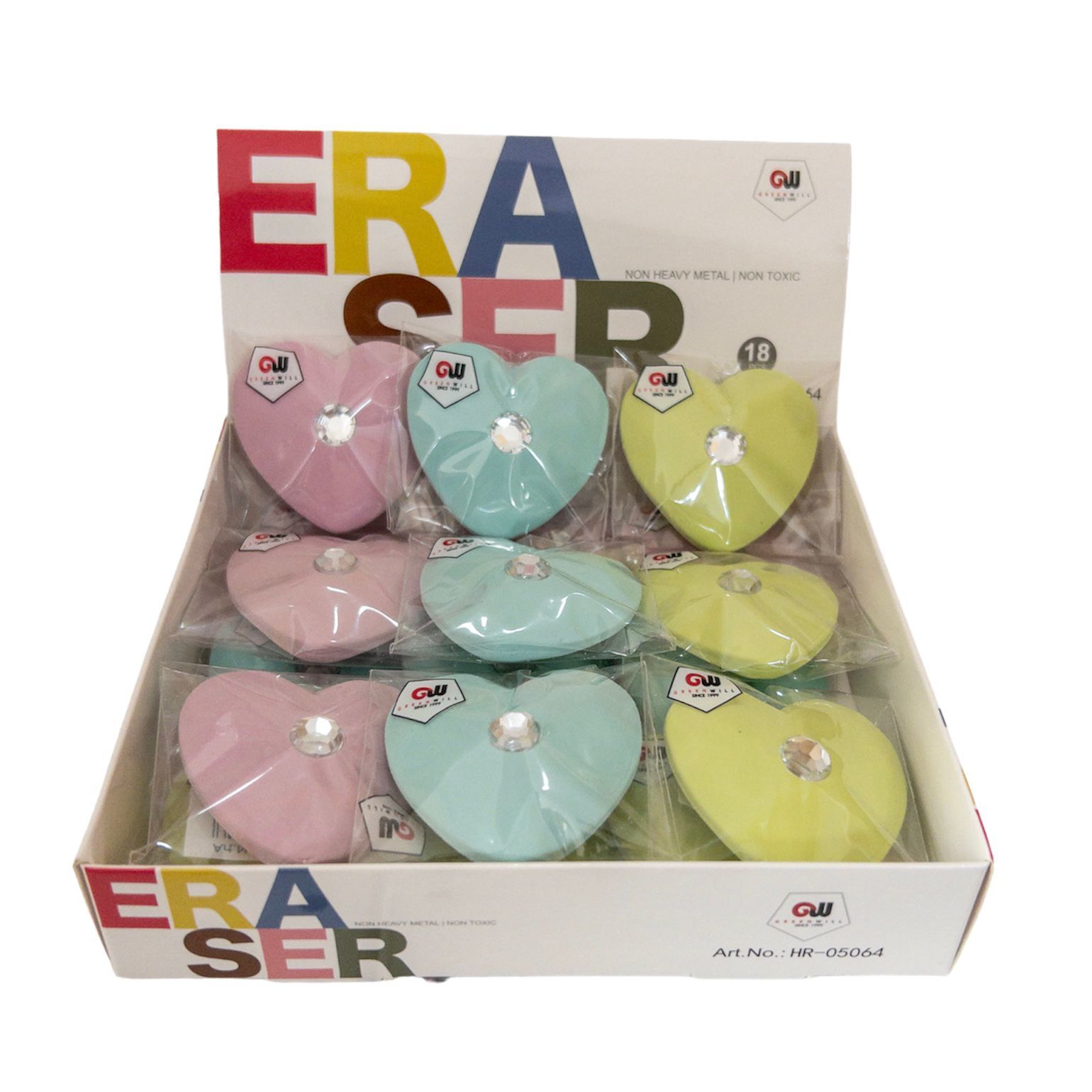 Toptan Silgi Kalp Şeklinde